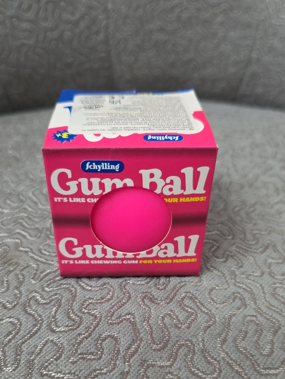 Schylling Pink Gum Ball Stress Ball - Squishy Toy